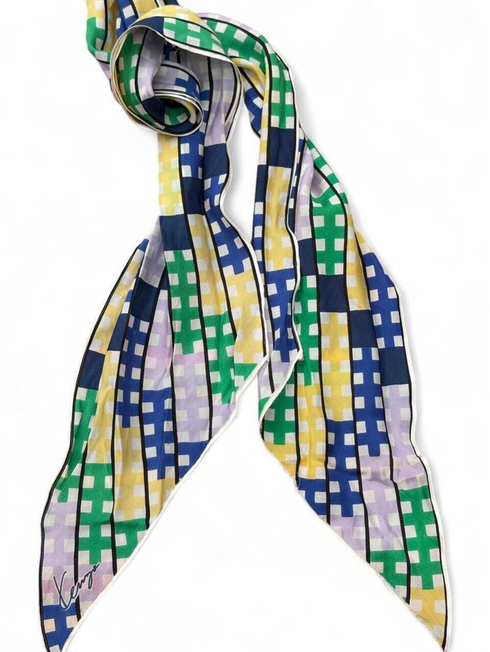 Kenzo Women's Multi and Yellow Scarf-wrap